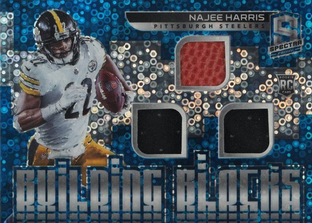 2021 Panini Spectra Building Blocks Relics Najee Harris #BBNH Football Card