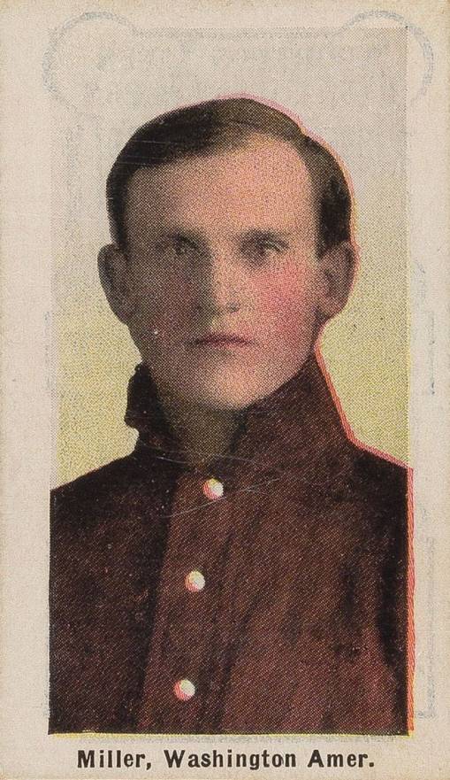 1910 Sporting Life Miller, Washington Amer. # Baseball Card