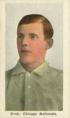 1910 Sporting Life Kroh, Chicago Nationals. # Baseball Card