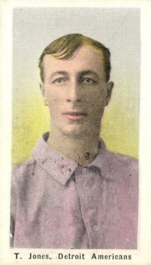 1910 Sporting Life T. Jones, Detroit Americans # Baseball Card