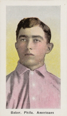 1910 Sporting Life Baker, Phila. Americans # Baseball Card