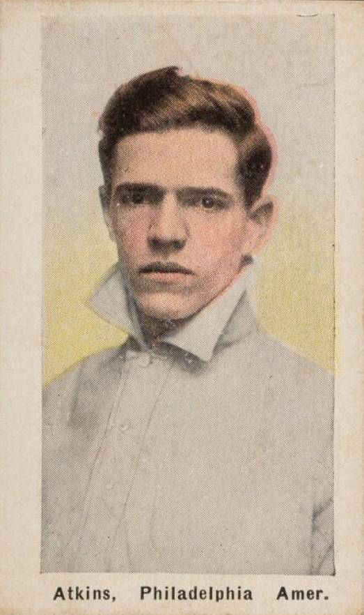 1910 Sporting Life Atkins, Philadelphia Amer. # Baseball Card