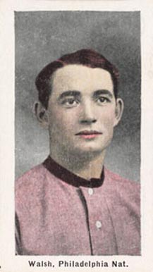 1910 Sporting Life Walsh, Philadelphia Nat. # Baseball Card