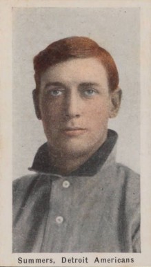 1910 Sporting Life Summers, Detroit Americans # Baseball Card