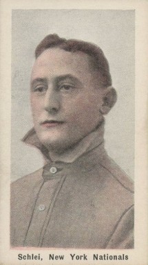 1910 Sporting Life Admiral Schlei # Baseball Card