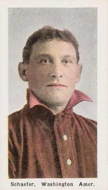 1910 Sporting Life Germany Schaefer # Baseball Card