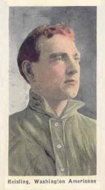 1910 Sporting Life Reisling, Washington Americans # Baseball Card