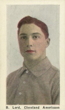 1910 Sporting Life B. Lord, Cleveland Americans # Baseball Card