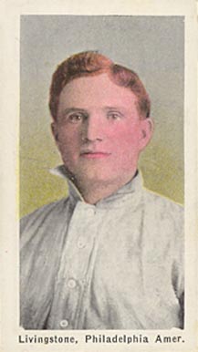 1910 Sporting Life Livingstone, Philadelphia Amer. # Baseball Card