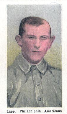 1910 Sporting Life Lapp, Philadelphia Americans # Baseball Card