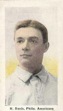 1910 Sporting Life H. Davis, Phila. Americans # Baseball Card