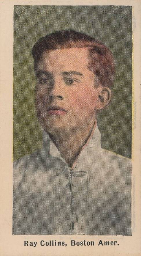 1910 Sporting Life Ray Collins, Boston Amer. # Baseball Card