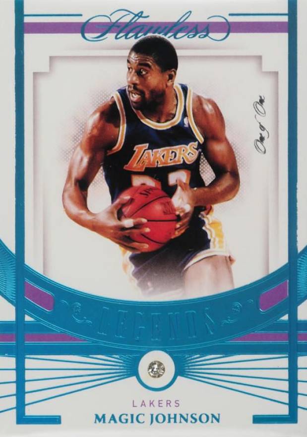 2020 Panini Flawless Magic Johnson #123 Basketball Card