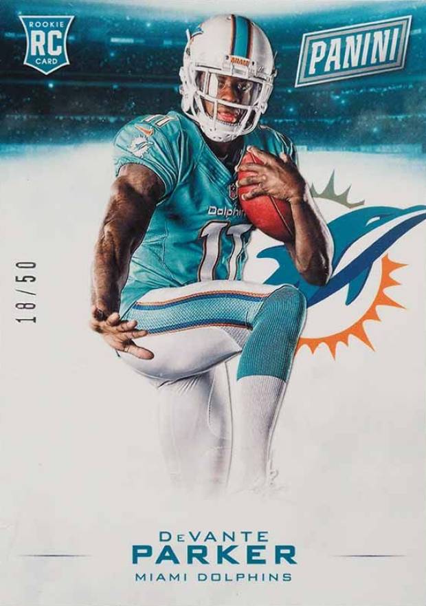 2015 Panini Black Friday DeVante Parker #39 Football Card