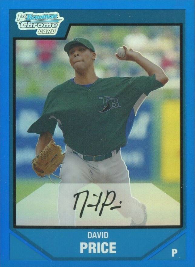 2007 Bowman Chrome Draft Picks & Prospects David Price #BDPP55 Baseball Card