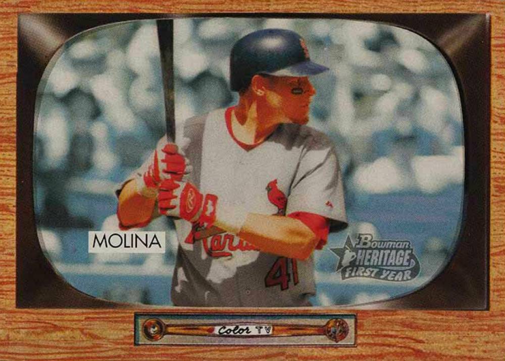 2004 Bowman Heritage Yadier Molina #30 Baseball Card