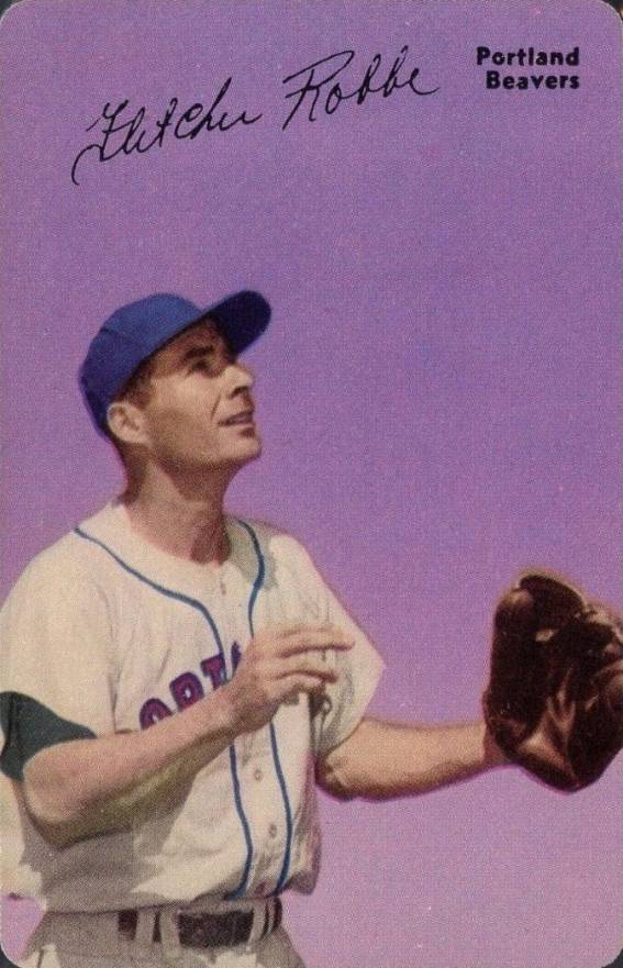 1953 Mother's Cookies Fletcher Robbe #5 Baseball Card