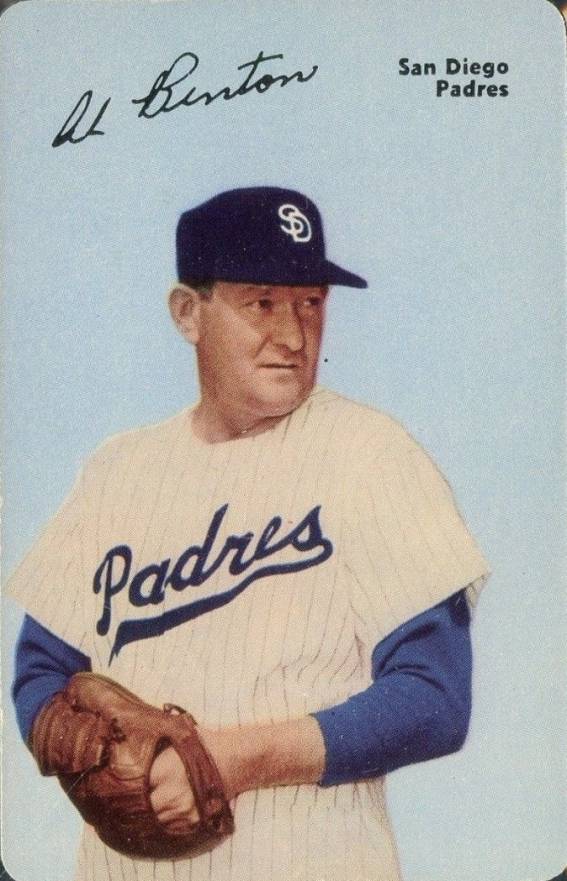 1953 Mother's Cookies Al Benton #27 Baseball Card