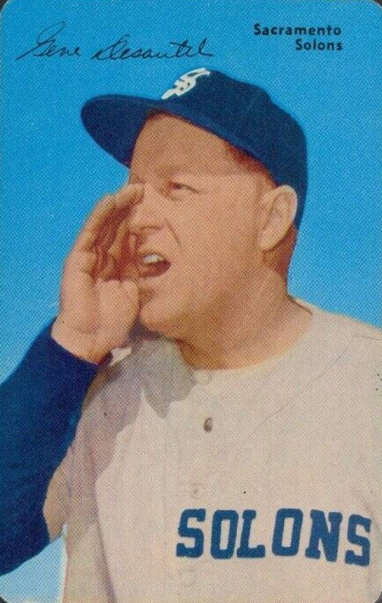 1953 Mother's Cookies Gene Desautels #60 Baseball Card