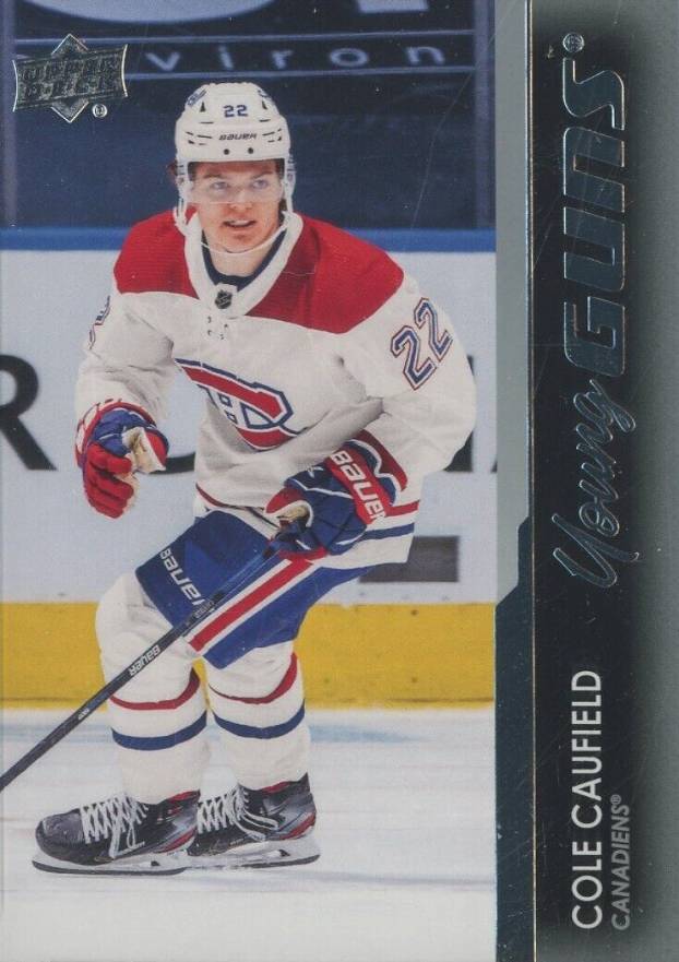 2021 Upper Deck Cole Caufield #201 Hockey Card