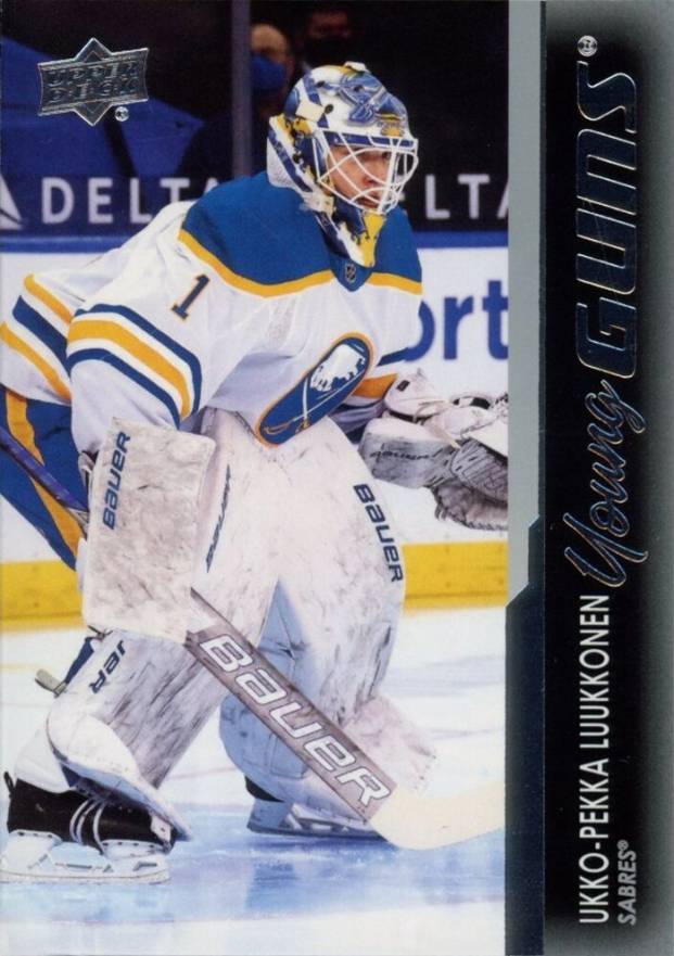 2021 Upper Deck Ukko-Pekka Luukkonen #202 Hockey Card