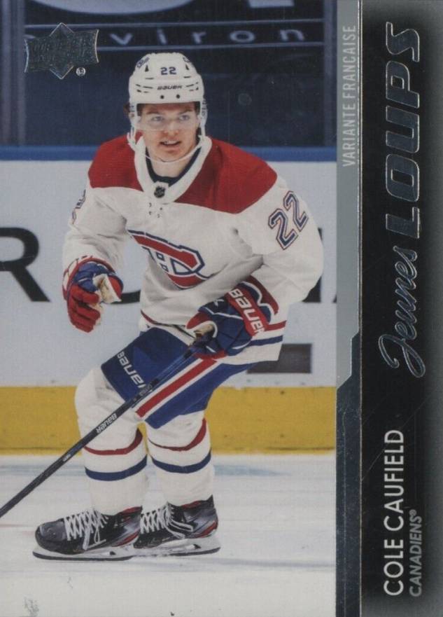 2021 Upper Deck Cole Caufield #201 Hockey Card