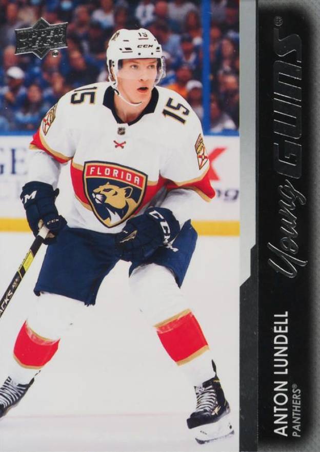 2021 Upper Deck Anton Lundell #489 Hockey Card