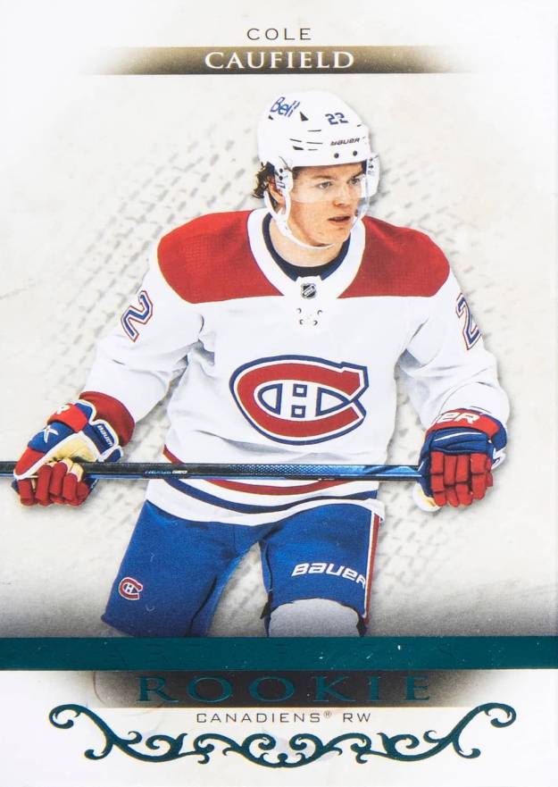 2021 Upper Deck Artifacts Cole Caufield #180 Hockey Card