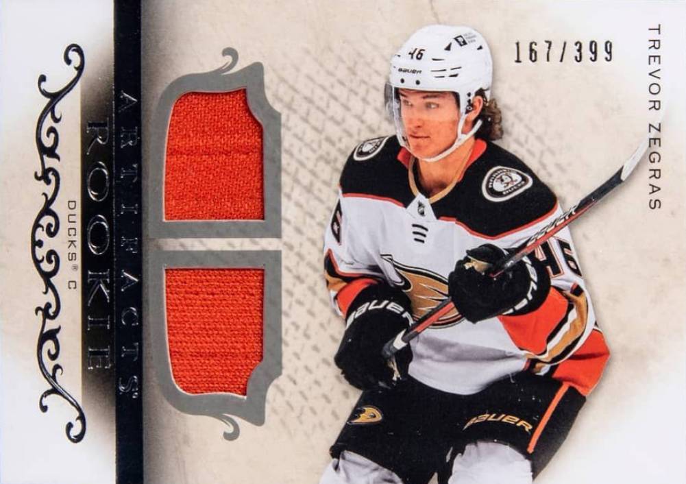 2021 Upper Deck Artifacts Trevor Zegras #166 Hockey Card