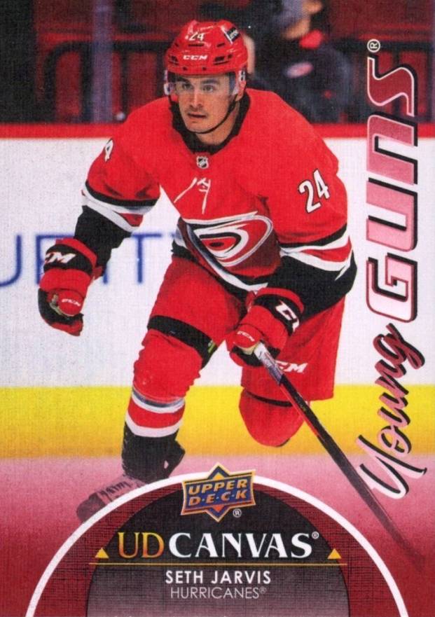 2021 Upper Deck Canvas Seth Jarvis #C376 Hockey Card