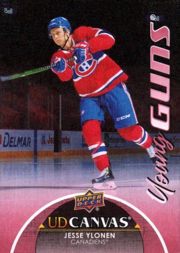 2021 Upper Deck Canvas Jesse Ylonen #C216 Hockey Card