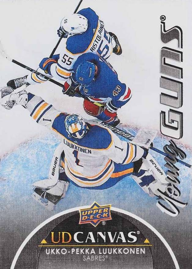 2021 Upper Deck Canvas Ukko-Pekka Luukkonen #C239 Hockey Card