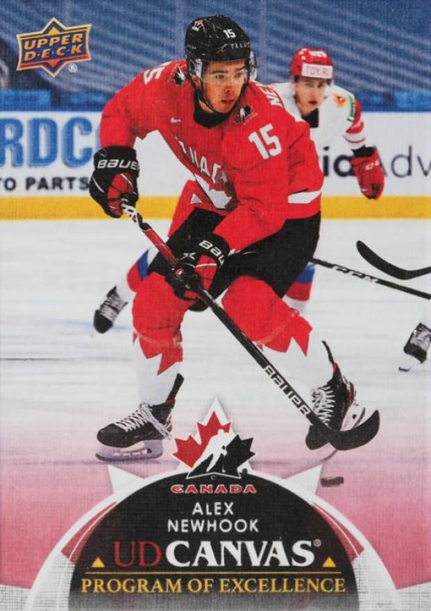 2021 Upper Deck Canvas Alex Newhook #C261 Hockey Card