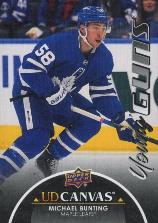 2021 Upper Deck Canvas Michael Bunting #C388 Hockey Card