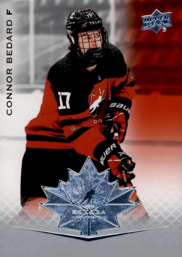 2021 Upper Deck Team Canada Juniors Connor Bedard #32 Hockey Card