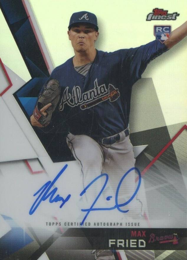 2018 Finest Autographs Max Fried #FA-MFR Baseball Card