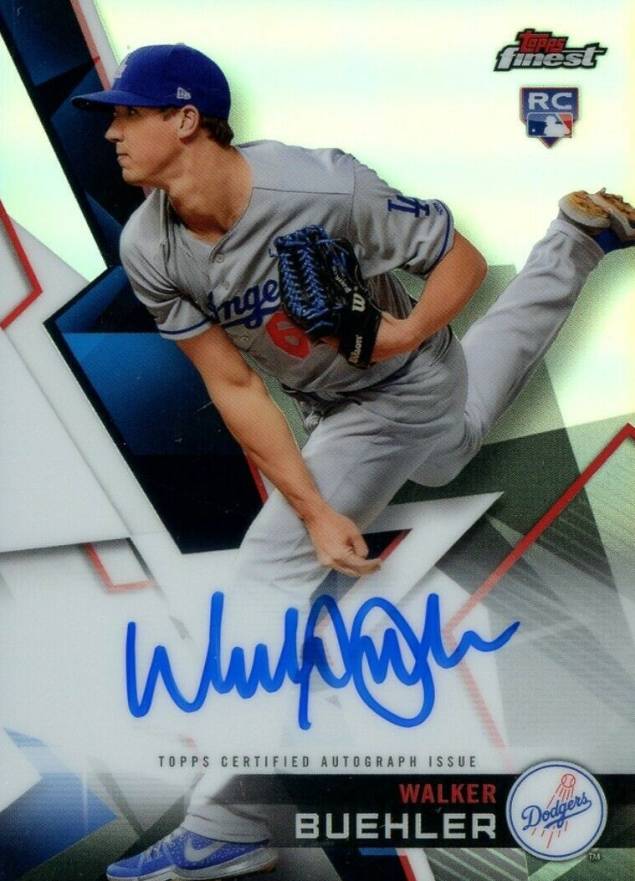 2018 Finest Autographs Walker Buehler #FA-WB Baseball Card