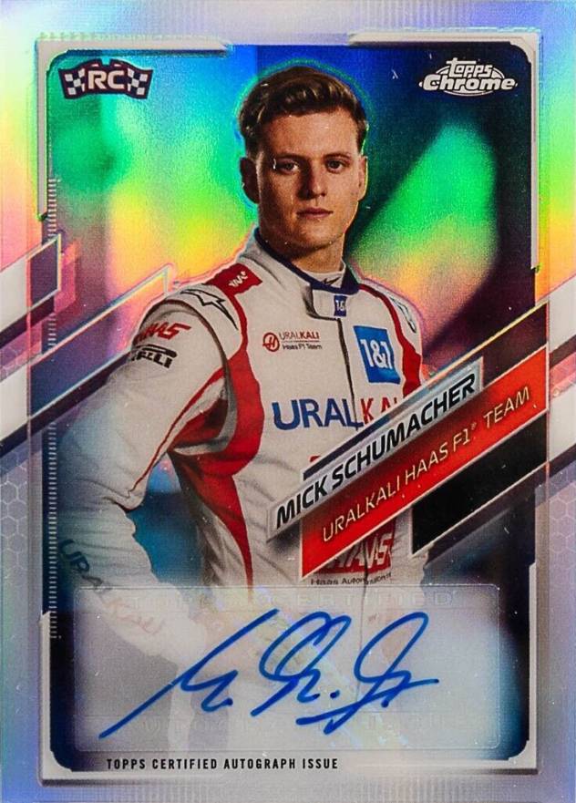 2021 Topps Chrome Formula 1 Autographs Mick Schumacher #CAMS Other Sports Card