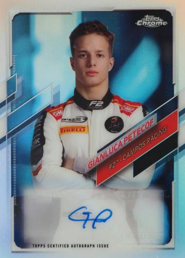 2021 Topps Chrome Formula 1 Autographs Gianluca Petecof #CAGP Other Sports Card