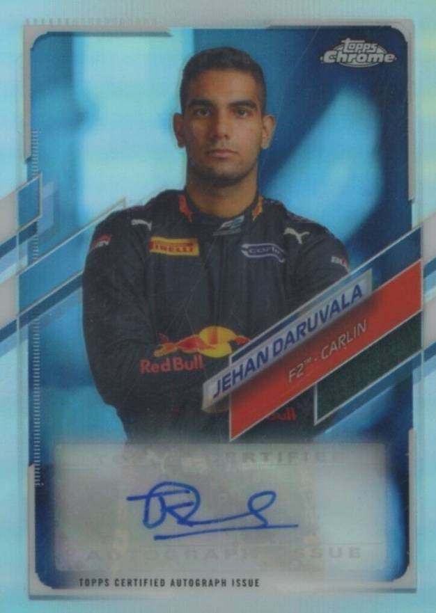 2021 Topps Chrome Formula 1 Autographs Jehan Daruvala #CAJD Other Sports Card