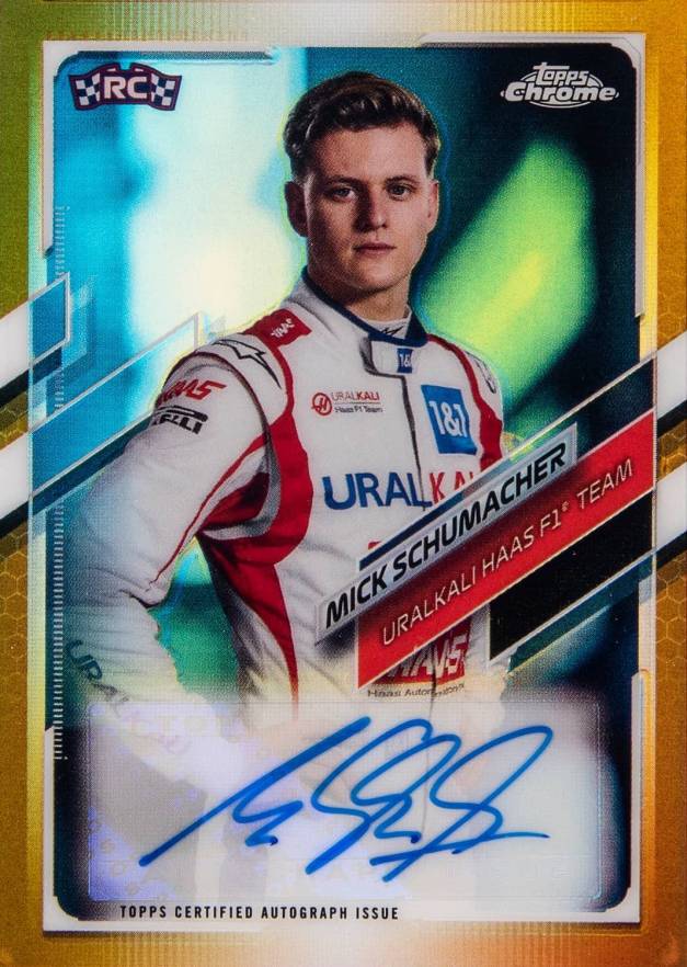 2021 Topps Chrome Formula 1 Autographs Mick Schumacher #CAMS Other Sports Card