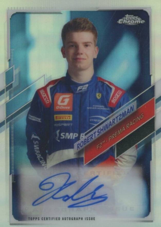 2021 Topps Chrome Formula 1 Autographs Robert Shwartzman #CARS Other Sports Card