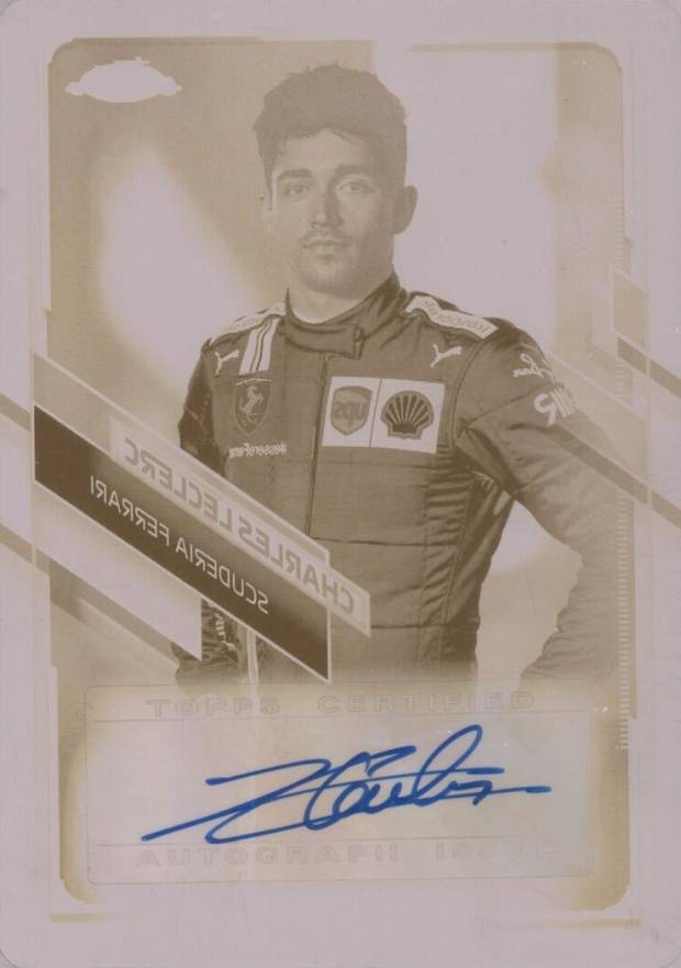 2021 Topps Chrome Formula 1 Autographs Charles Leclerc #CACL Other Sports Card