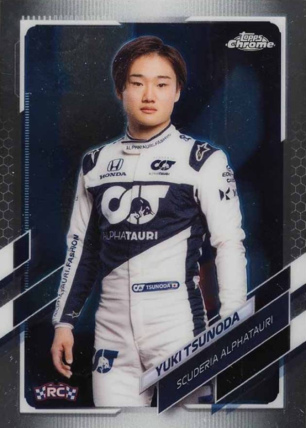 2021 Topps Chrome Formula 1 Yuki Tsunoda #14 Other Sports Card