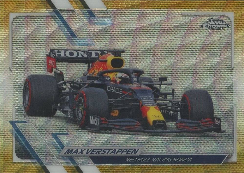 2021 Topps Chrome Formula 1 Max Verstappen #98 Other Sports Card