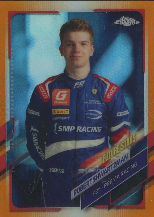 2021 Topps Chrome Formula 1 Robert Shwartzman #58 Other Sports Card