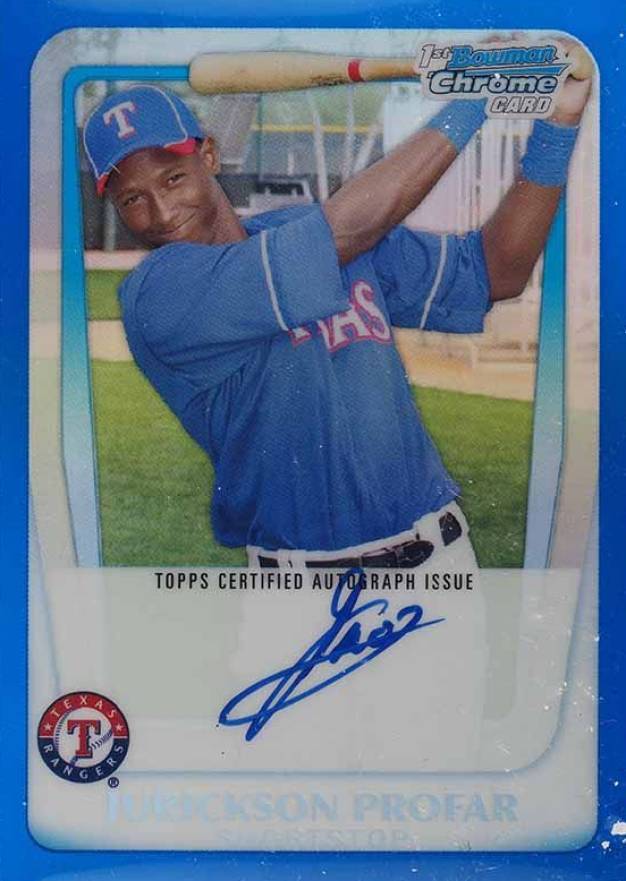 2011 Bowman Chrome Prospects Jurickson Profar #BCP82 Baseball Card