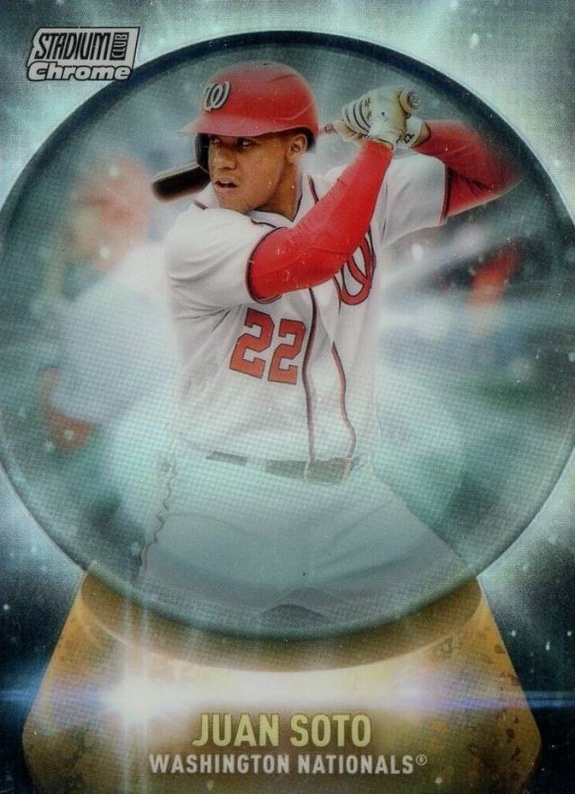 2021 Topps Stadium Club Chrome Crystal Ball Juan Soto #CB11 Baseball Card