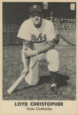 1949 Remar Bread Oakland Oaks Lloyd Christopher # Baseball Card