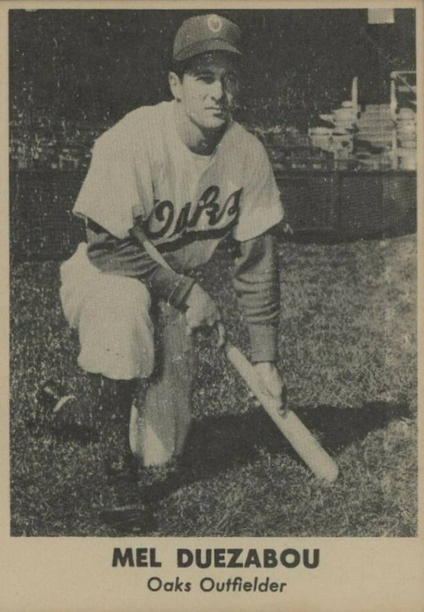 1949 Remar Bread Oakland Oaks Mel Duezabou # Baseball Card